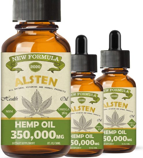 350,000MG Hemp Oil - 3 Pack Hemp Oil Drops